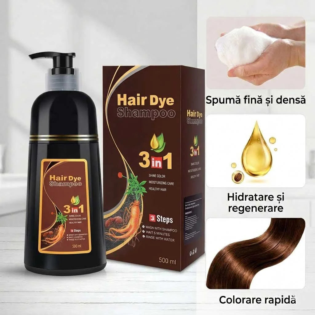 Șampon Profesional Organic cu Ginseng 500 ml /100 ml